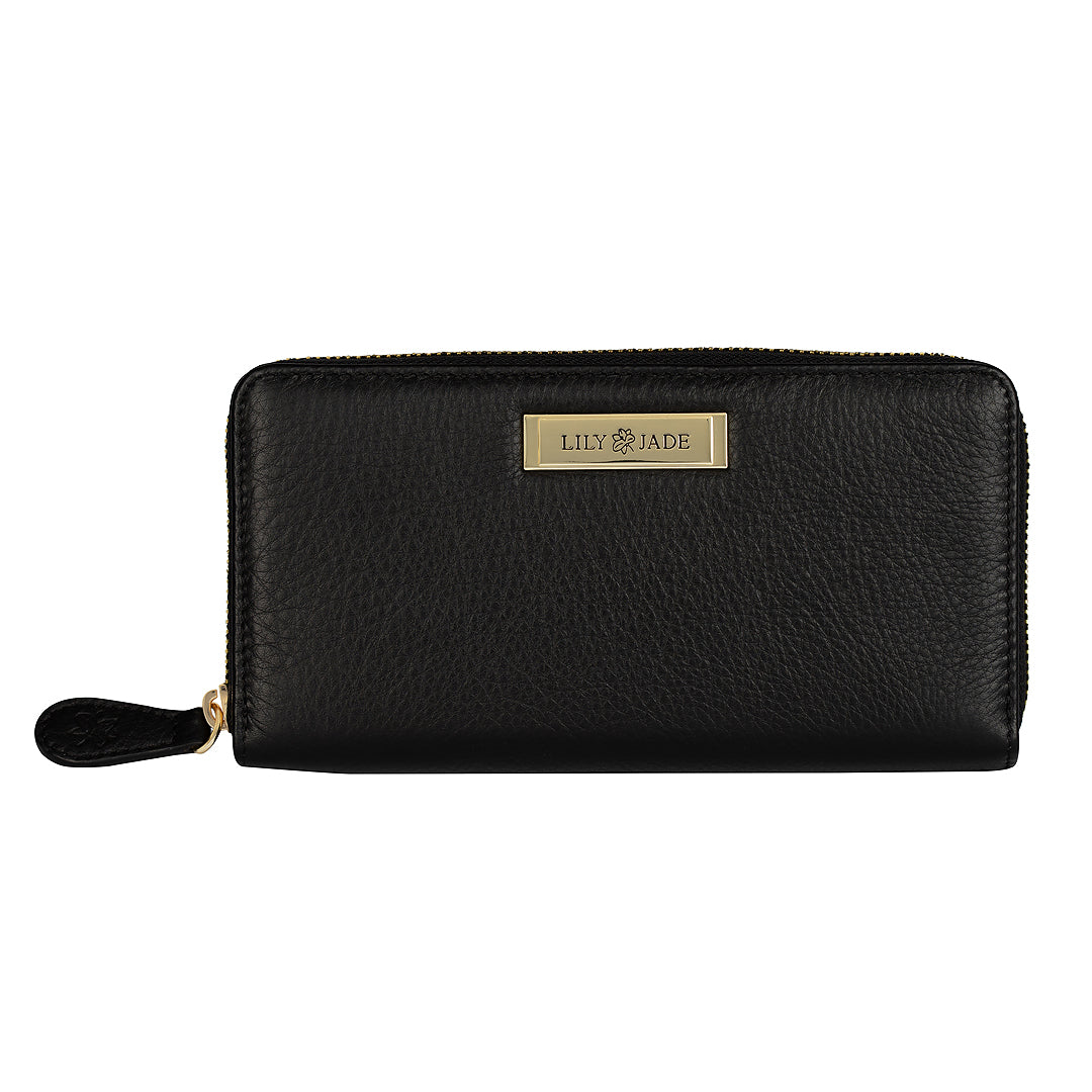 Lily Jade Amber Wallet BlackNatural & Gold