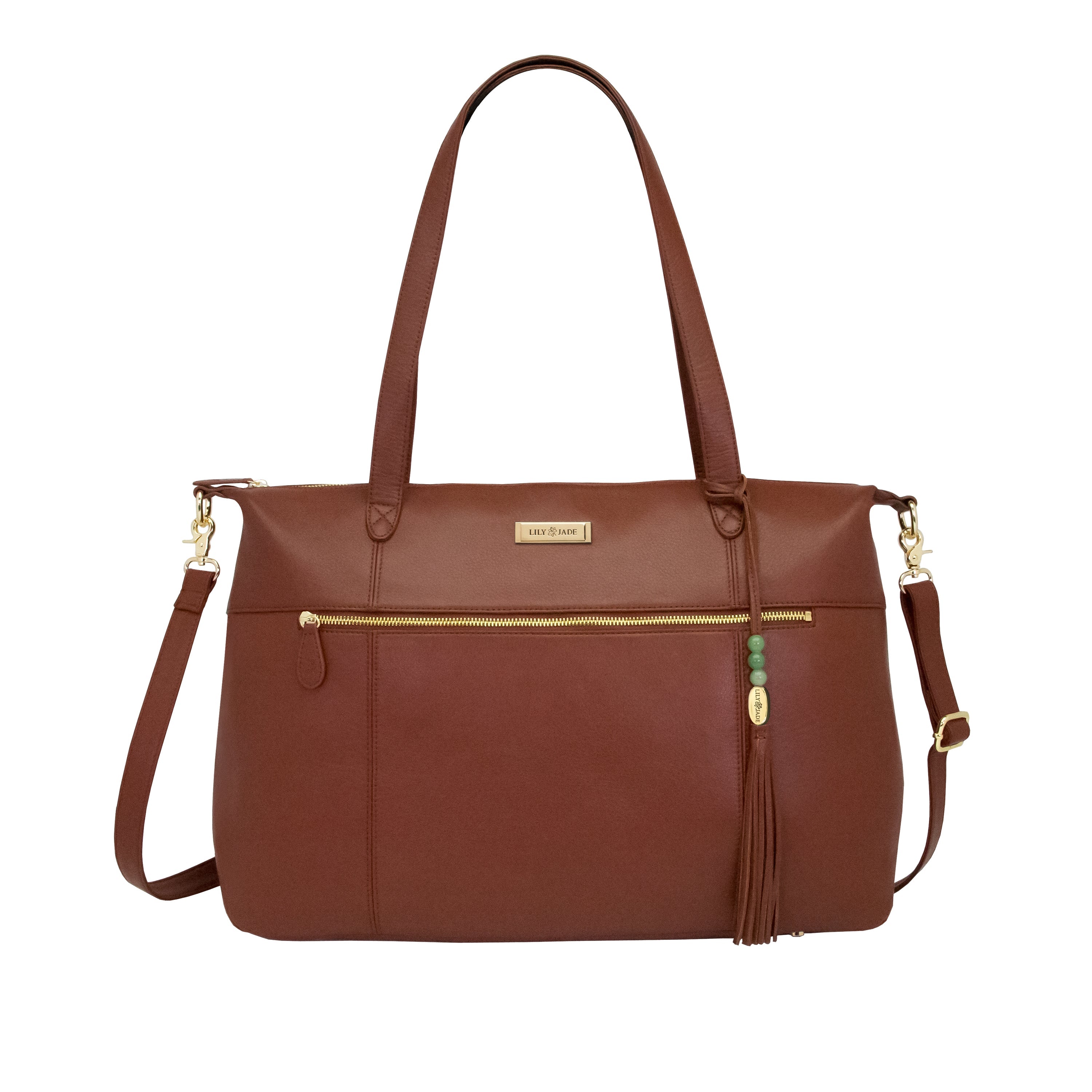 Lily Jade - Jennifer Tote - Brandy & Gold