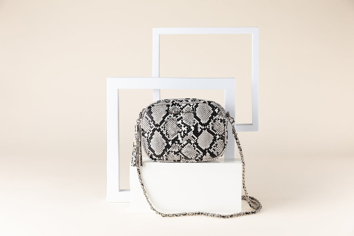 Lily (Vegan) Python & Silver Lily Jade