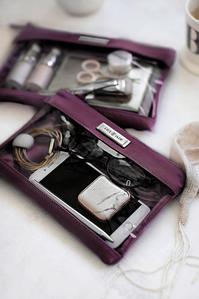 Packing Cases - Plum & Silver - Lily Jade
