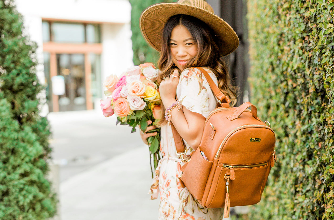 Medium Anna Backpack Leather Lily Jade