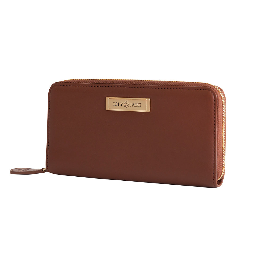 Lily Jade - Amber Wallet - Brandy & Gold