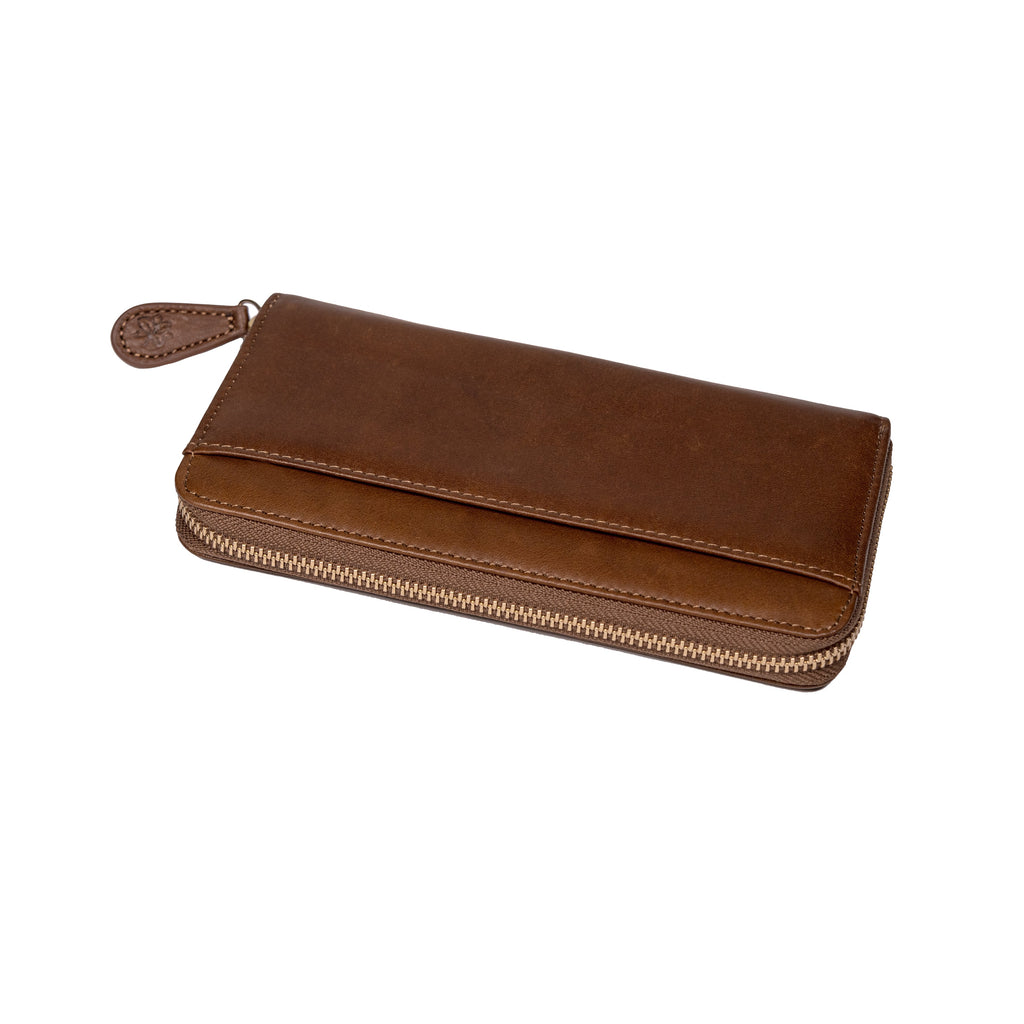 Amber Wallet - Old English Leather - Lily Jade