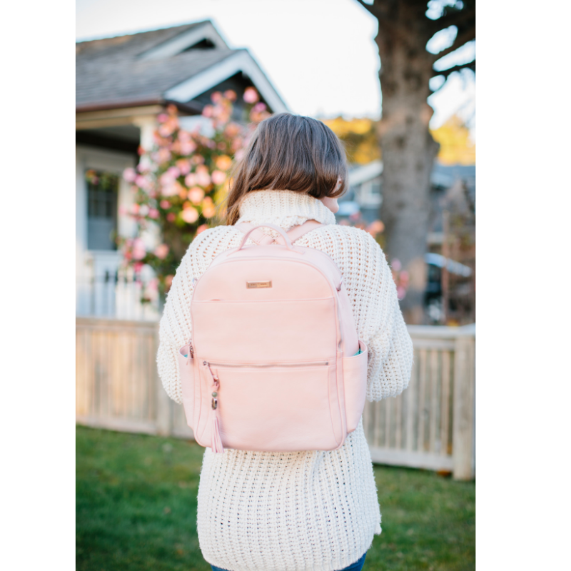 Large pink backpack shop