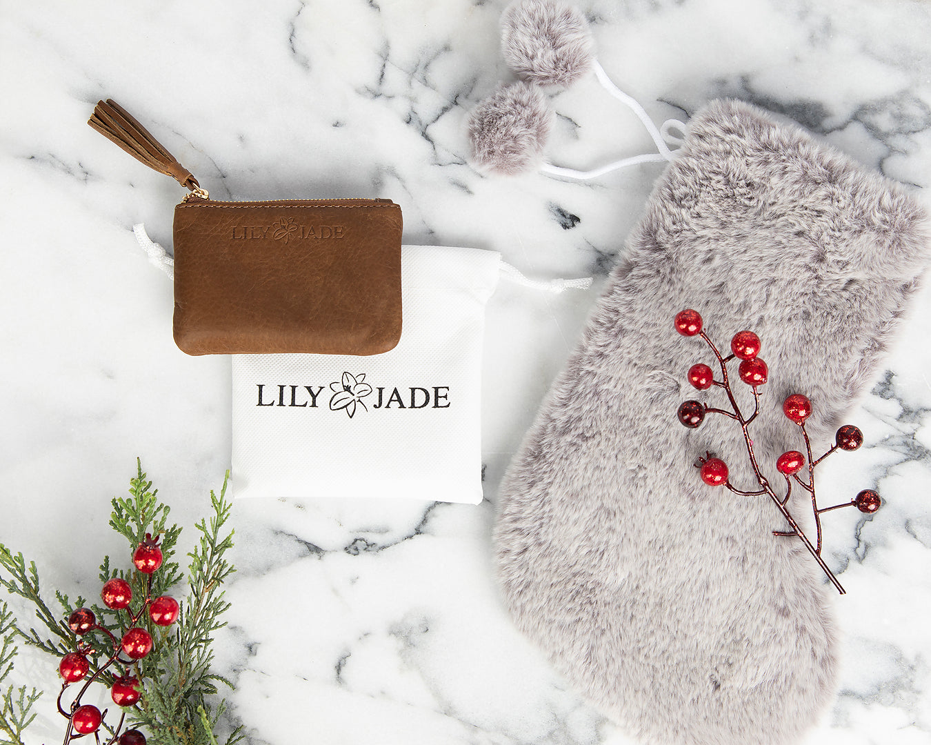 Coin Purse - Old English Brandy Leather – Lily Jade