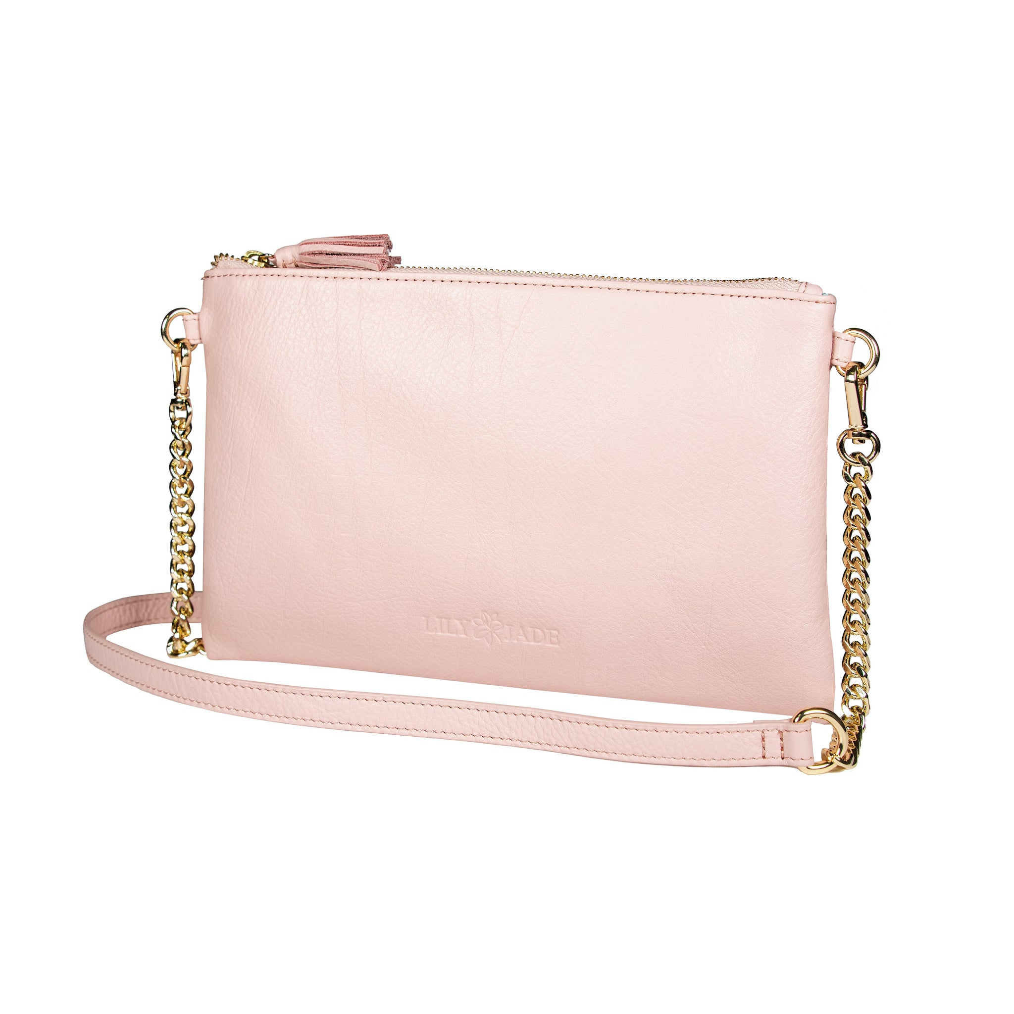 Lily Jade Crossbody Wristlet Blush Gold