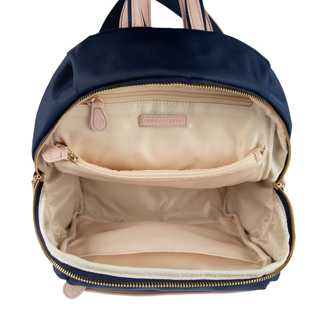 Maye - (Nylon) Navy, Blush & Gold - Lily Jade