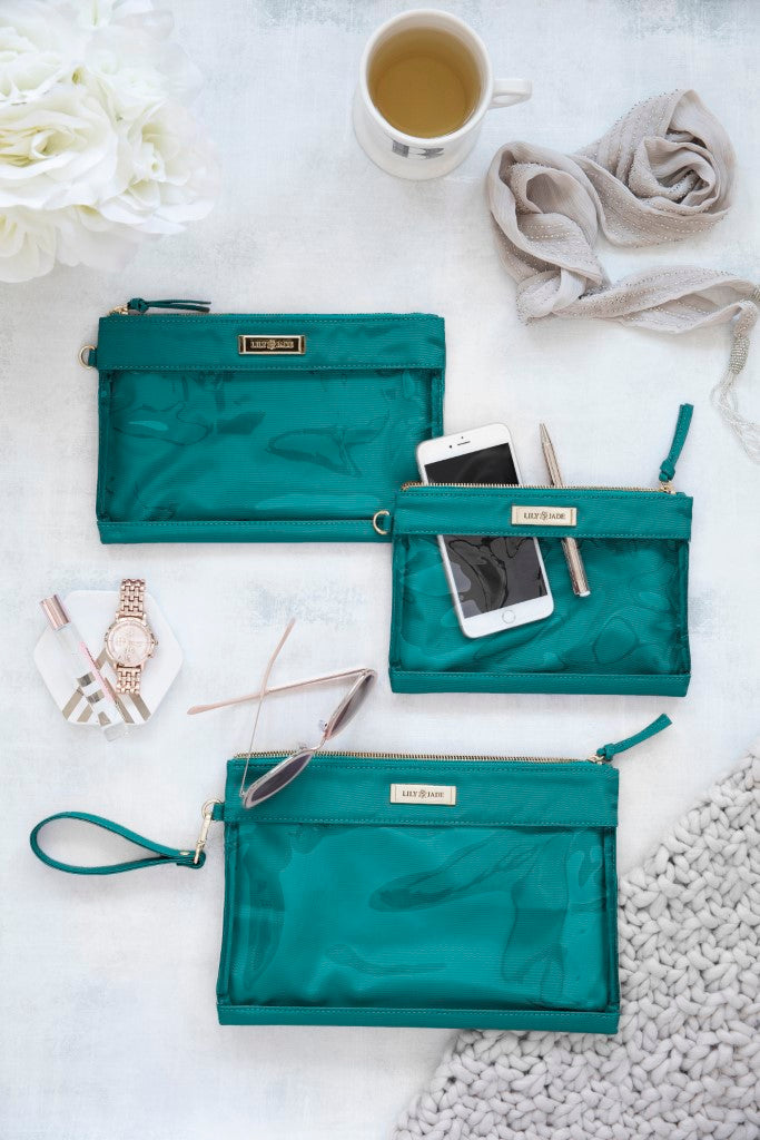 Packing Cases - Arabian Sea Teal & Gold - Lily Jade