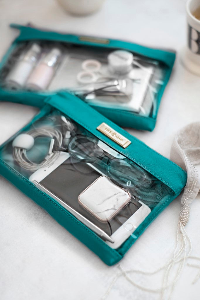 Packing Cases - Arabian Sea Teal & Gold - Lily Jade