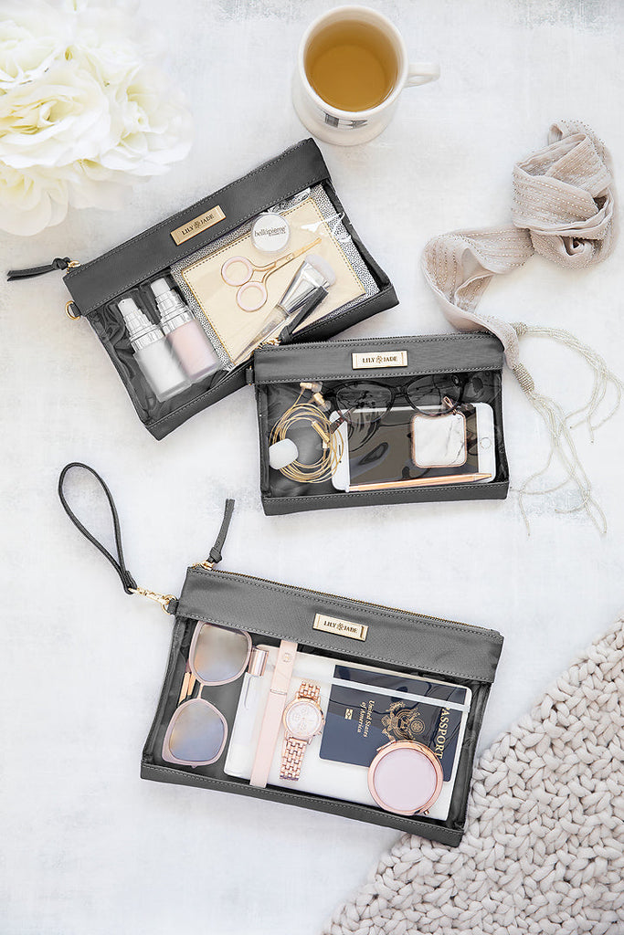 Packing Cases - Charcoal & Gold - Lily Jade