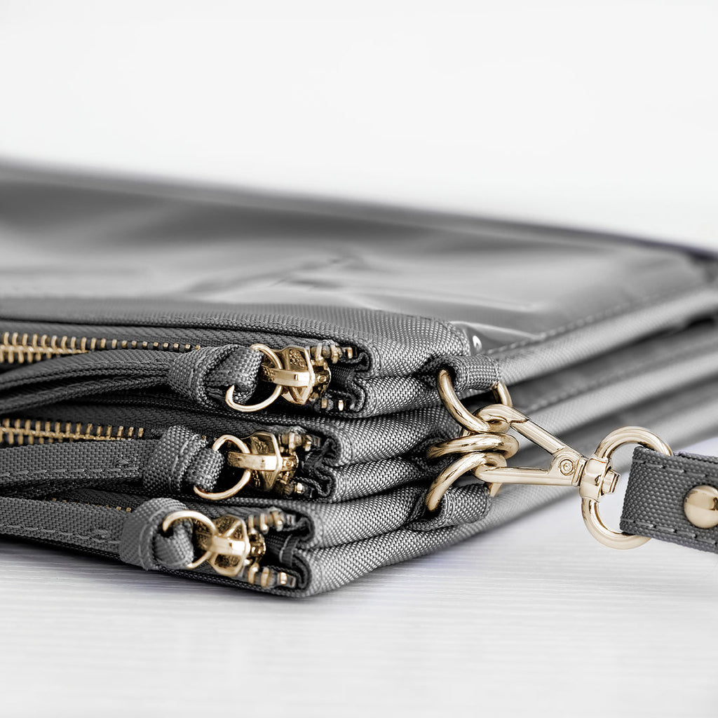 Packing Cases - Charcoal & Gold - Lily Jade