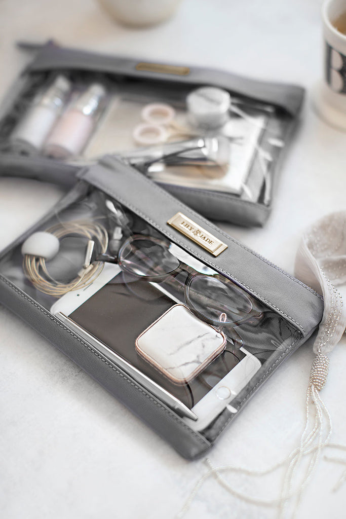 Packing Cases - Charcoal & Gold - Lily Jade