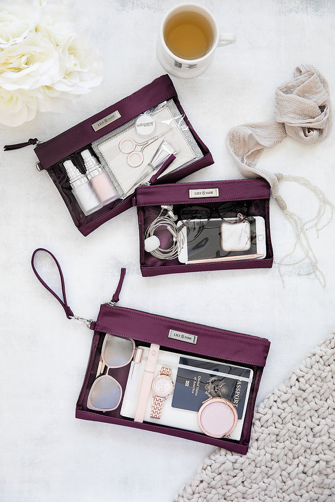 Packing Cases - Plum & Silver - Lily Jade