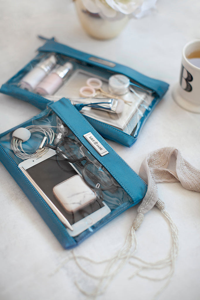 Packing Cases - Sky Blue & Silver - Lily Jade