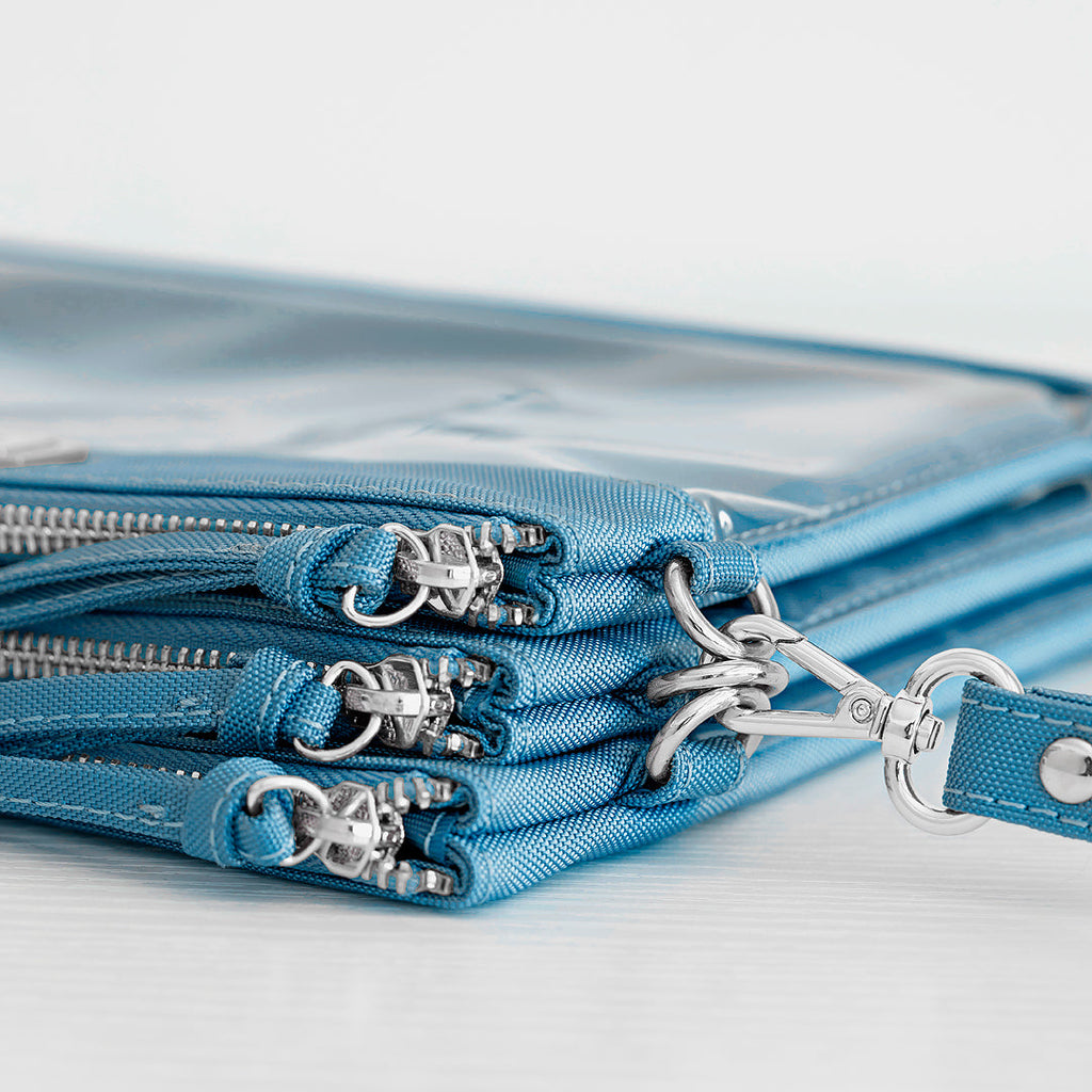 Packing Cases - Sky Blue & Silver - Lily Jade