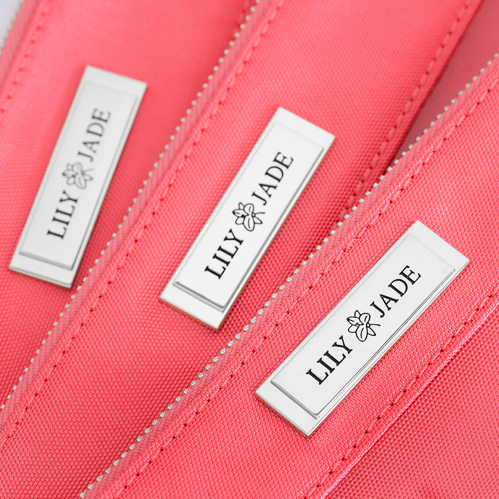 Packing Cases - Watermelon & Silver - Lily Jade